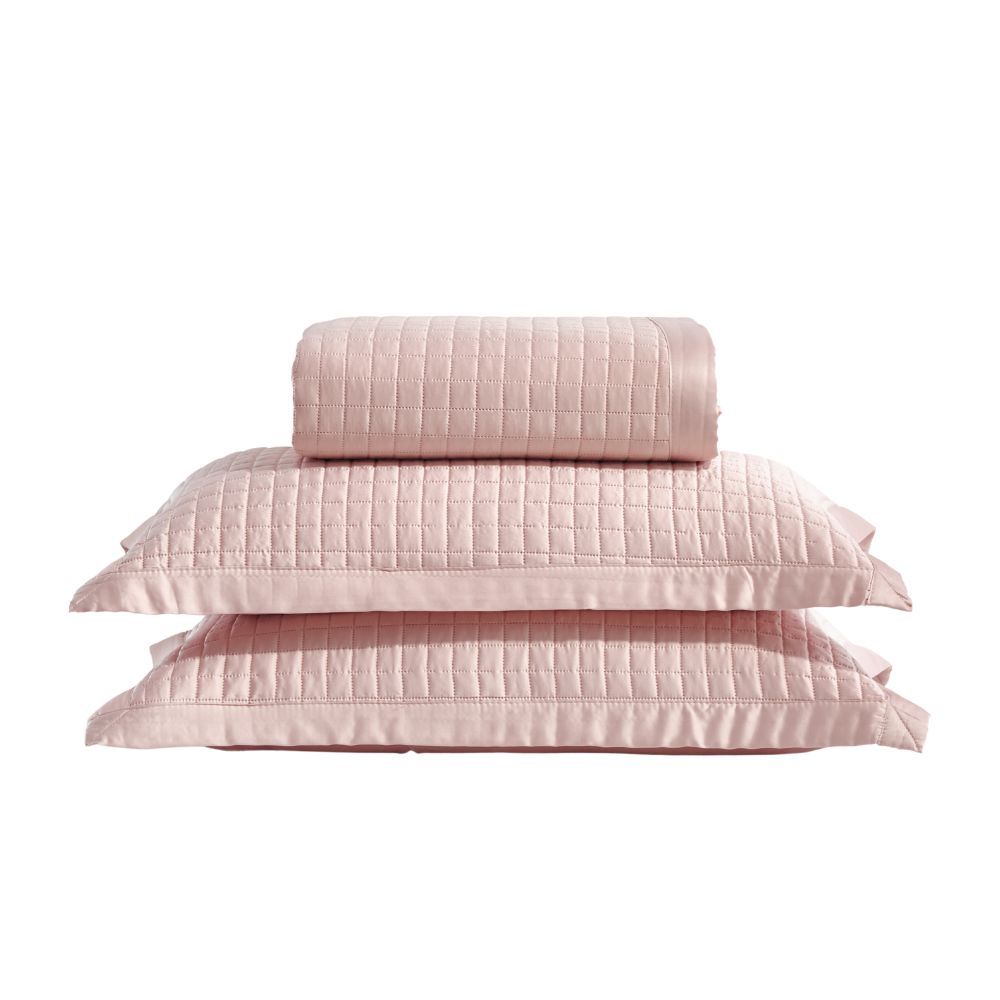 Imagem Kit Cobre Leito Casal 3 Pçs Dupla Face Turin Percal 300 Fios