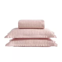 Kit Cobre Leito Casal 3 Pçs Dupla Face Turin Percal 300 Fios