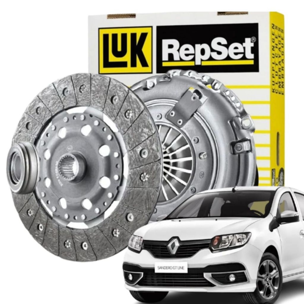Kit Embreagem Renault Clio Kango Logan Megane Sandeiro Scenic Symbol 1996 a 2017
