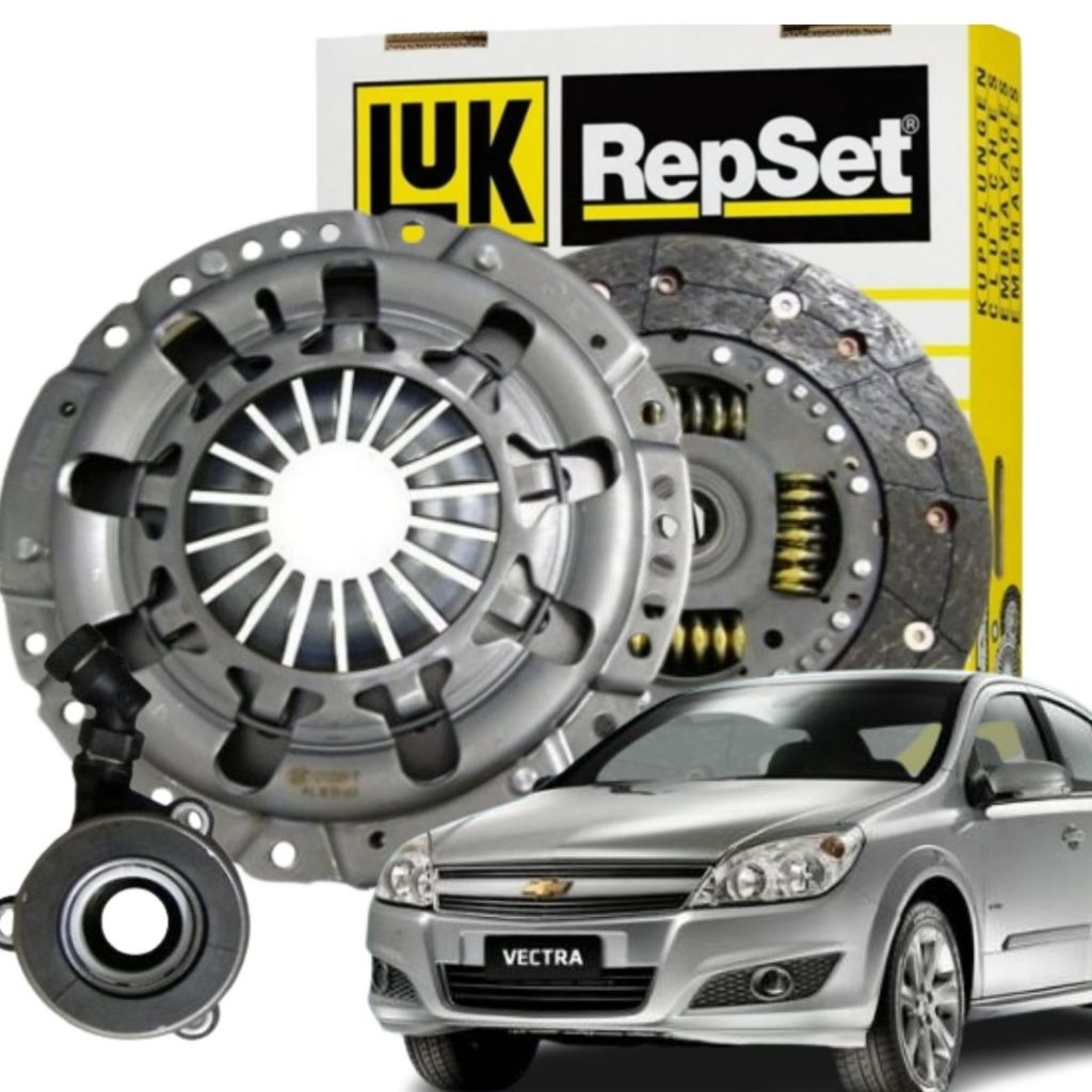 Kit Embreagem Atuador Astra Cobalt Corsa Meriva Montana Vectra Zafira 1999 a 2018 Original Luk