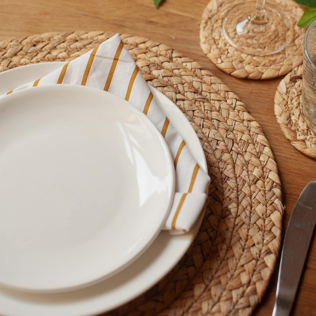 Sousplat de Rattan Redondo: Onde Comprar | BuscaProdutos