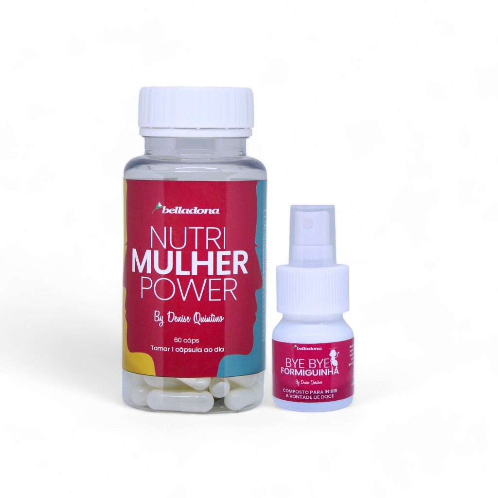 Kit Nutri Mulher Power + Bye Bye Formiguinha - by Denise Quintino - BELLADONA