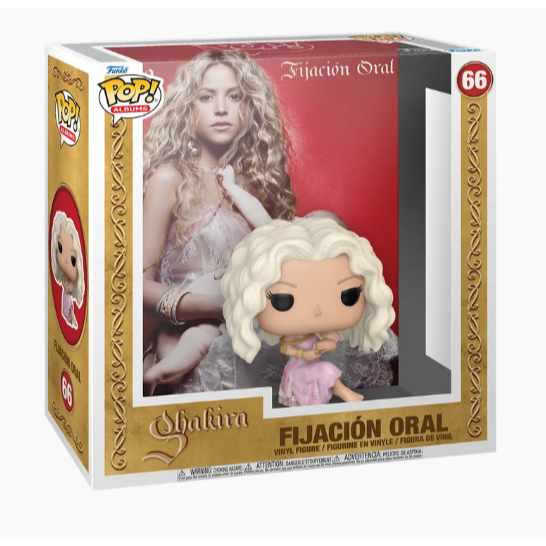 FUNKO POP ROCKS ALBUMS SHAKIRA FIJACION ORAL 66 75383 NOVO ORIGINAL
