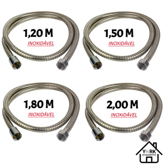 Engate Flexivel Aço Inox Mangueira para Ducha Higienica Chuveiro Duchas Pet Banheirinhas e Lava-Pés em Oferta na Shopee