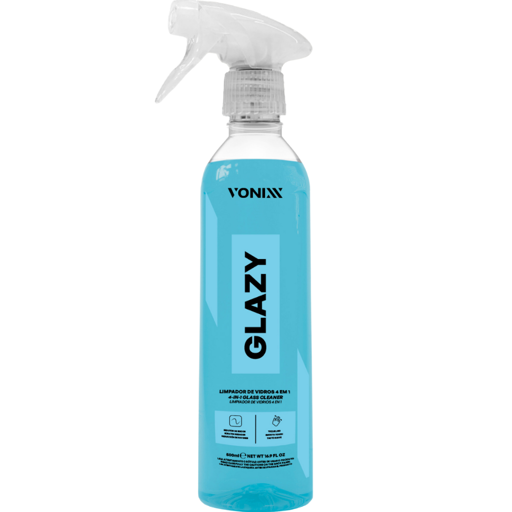 Glazy Limpador de Vidros 4 em 1 Vonixx Com Redutor de Atrito 500ml em Oferta na Shopee