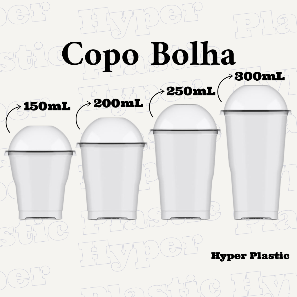 20 40 60 Unidades Copos Bello com Tampa Bolha Sem Furo 150mL 200mL 250mL 300mL 440mL e 550mL Copo Felicidade para Doces