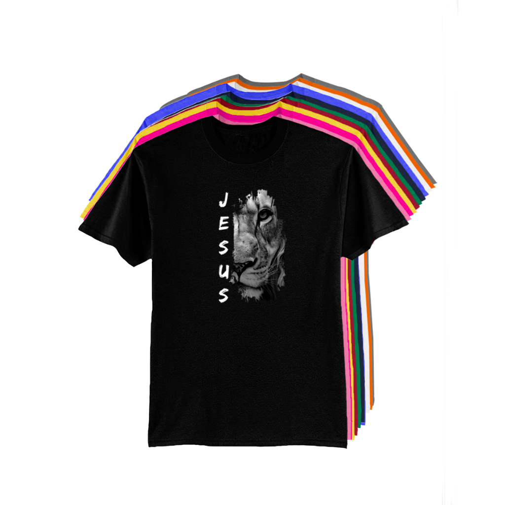 Camisa Camiseta Masculina Feminina 100% Leão Yeshua Moda Evangélica Estampada