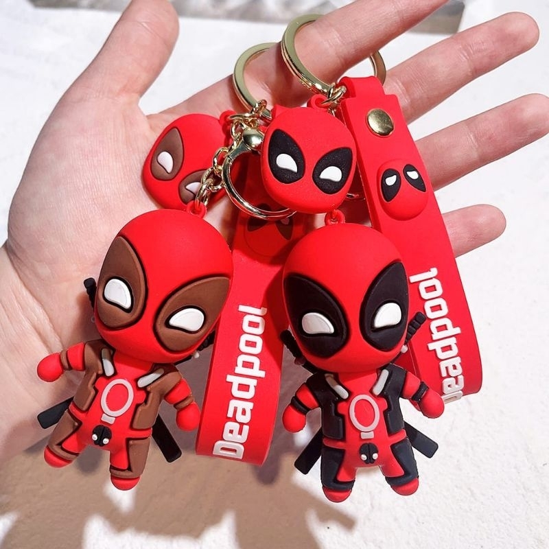 Chaveiro Emborrachado do Deadpool