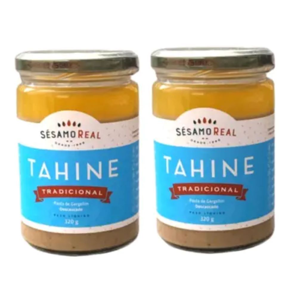 KIT 2 TAHINE TRADICIONAL 320G SESAMO REAL