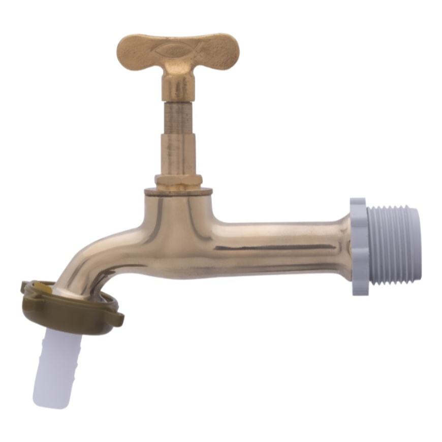 Torneira 1130 De Metal Cor Amarela Para Jardim em Oferta na Shopee