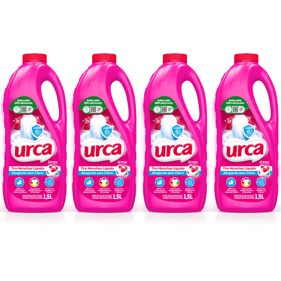 Kit 4 TIRA MANCHAS URCA MAXX 1,5L