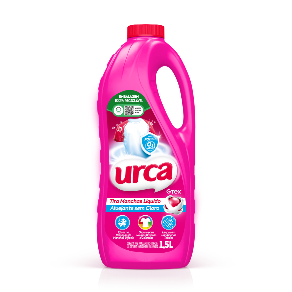 Tira Manchas Urca Maxx Alvejante Sem Cloro - 1,5L em Oferta na Shopee