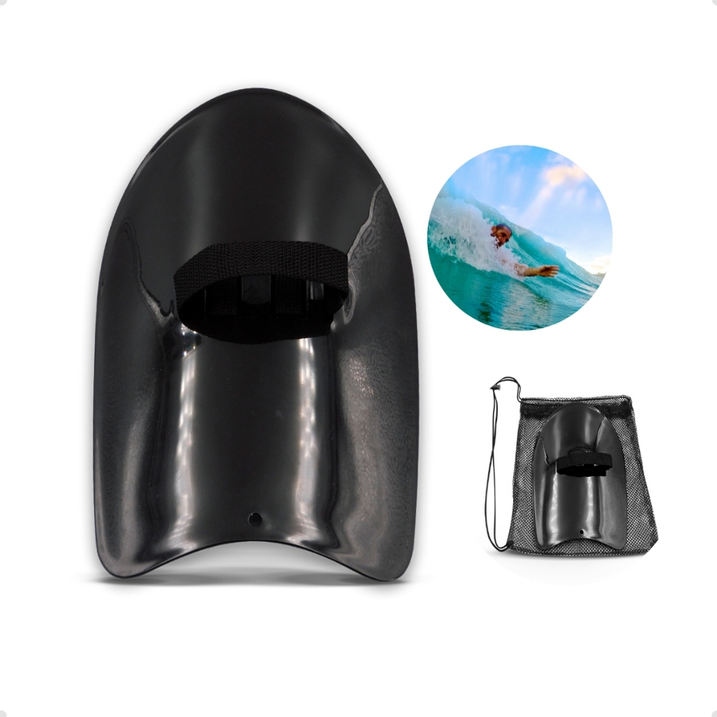 Prancha Handplane Para Bodysurf Jacaré Na Onda Surf De Peito