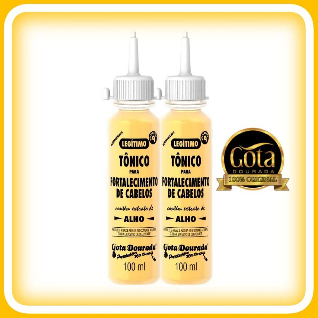 Kit Tônico de Alho Gota Dourada Fortalecimento Tradicional 2 Unidades em Oferta na Shopee