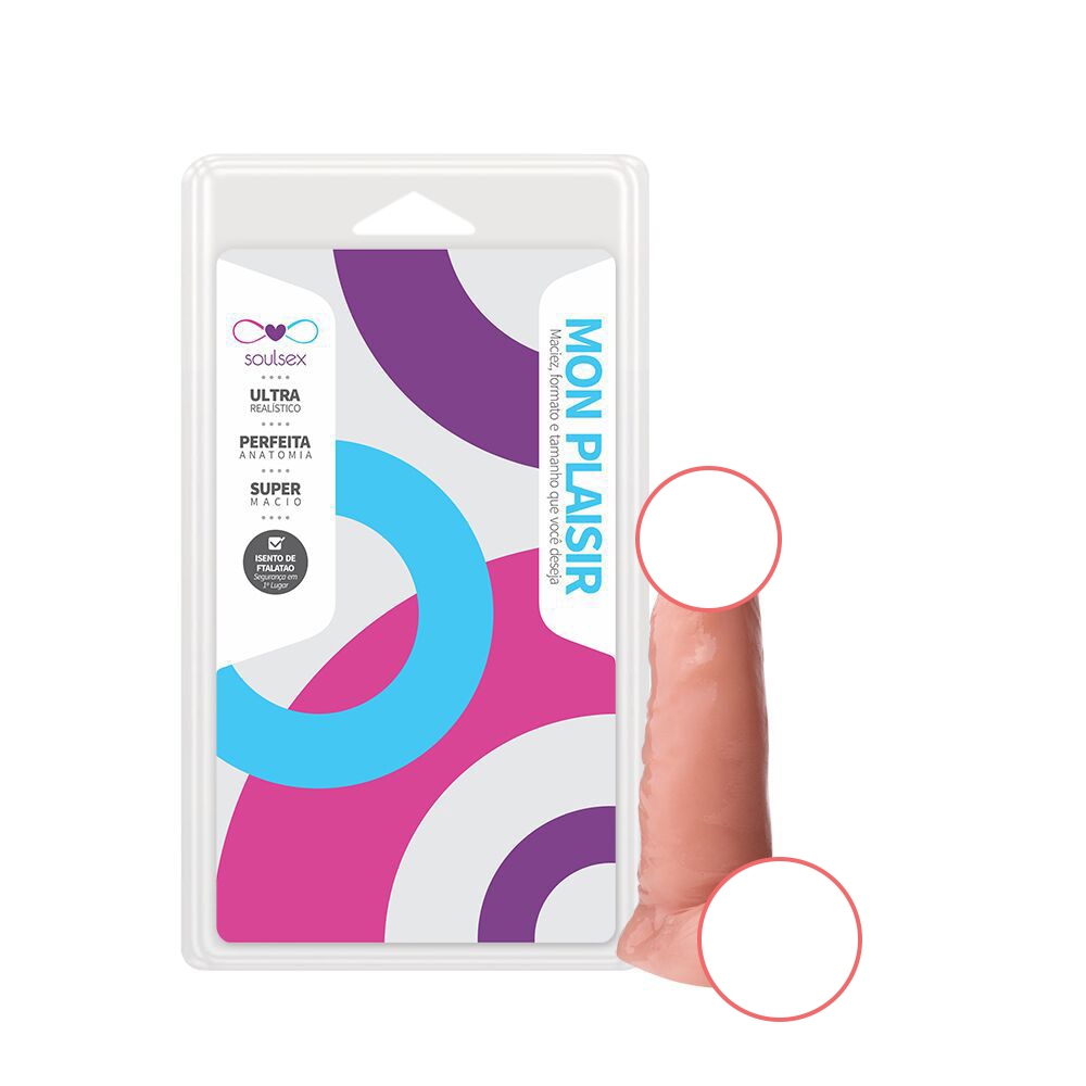 Consolo Realístico Macio e Flexível Pequeno 11,5 x 3,5 cm em Oferta na Shopee