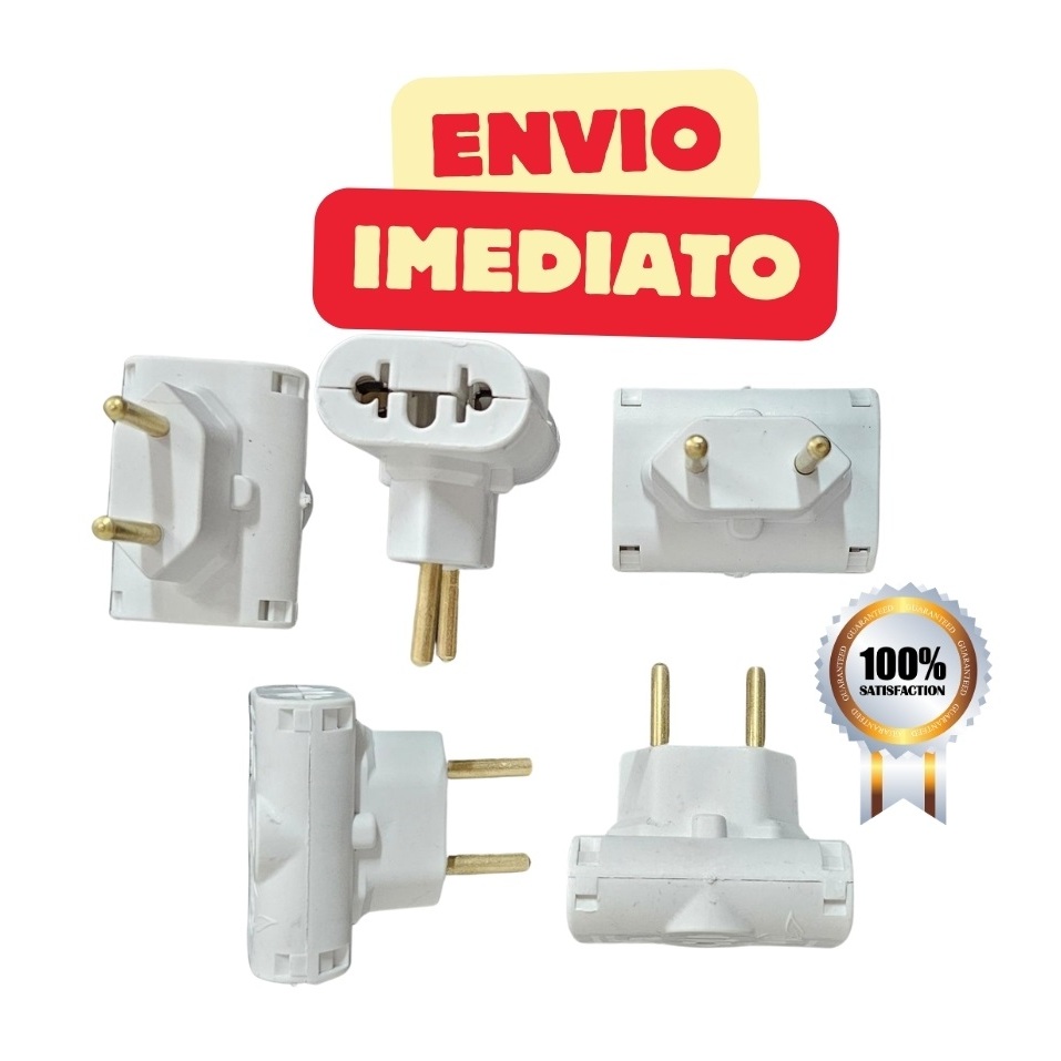 KIT 3 Adaptador de Tomada TE INVERSO Benjamin 10/20A Universal para Todos tipos de Tomadas
