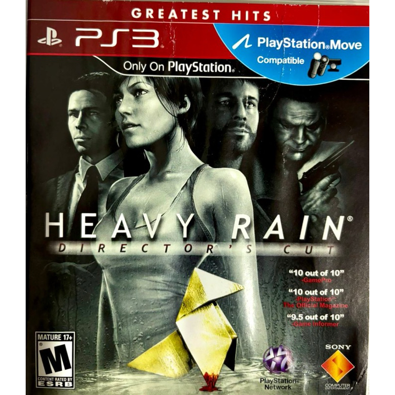 heavy rain director's cut ps3 , midia fisica