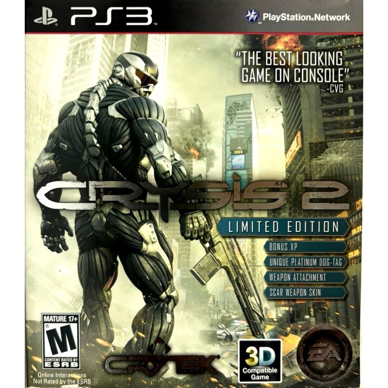 crysis 2 limited edition ps3 , midia fisica