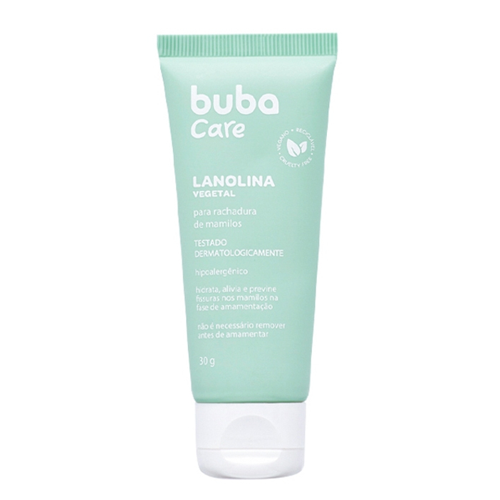 Lanolina Vegetal Pomada Para Mamilos Seios 30g Buba Care
