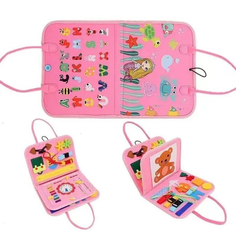 Brastoy Montessori sensorial Maleta de Brinquedo l interativo e educativo para crianças.