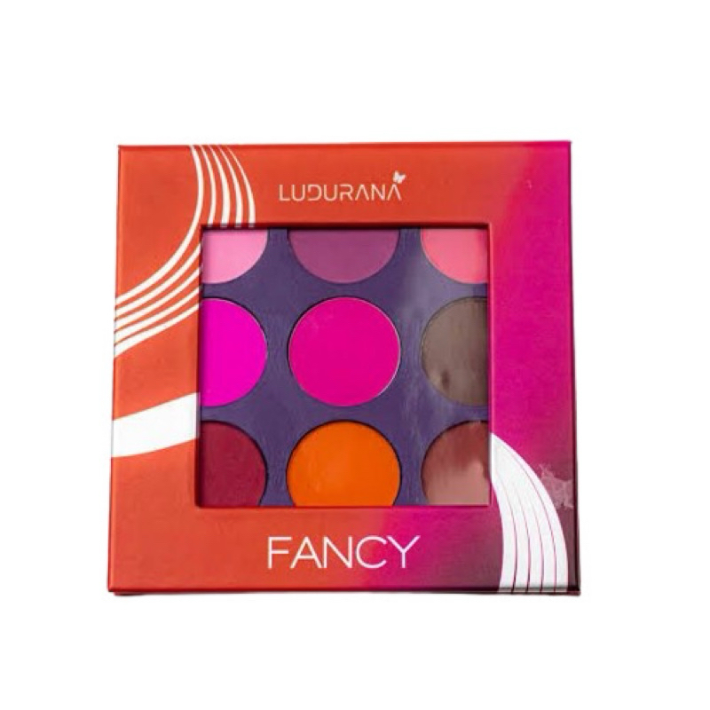 Paleta de Sombras Fancy Ludurana Efeito Matte 9 Cores