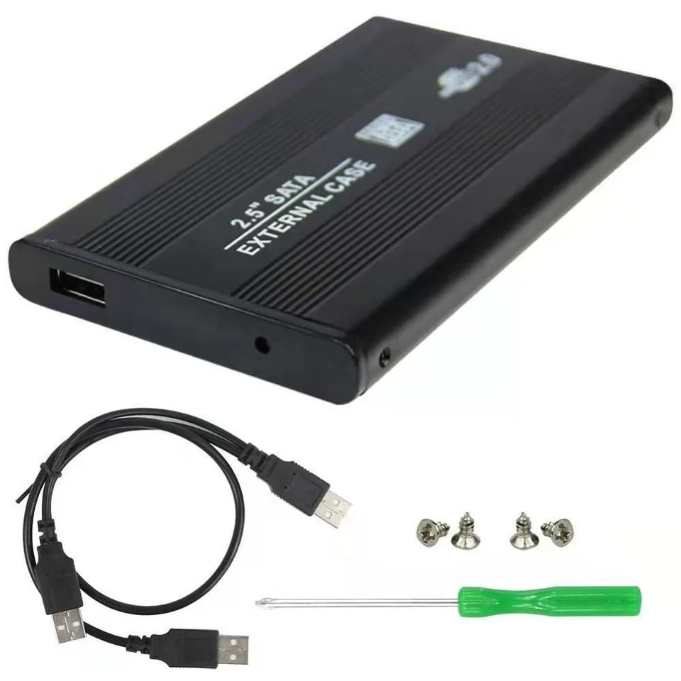 Case Para Hd Externo 2.5 Sata Notebook Usb 2.0 ssd 480MB/S