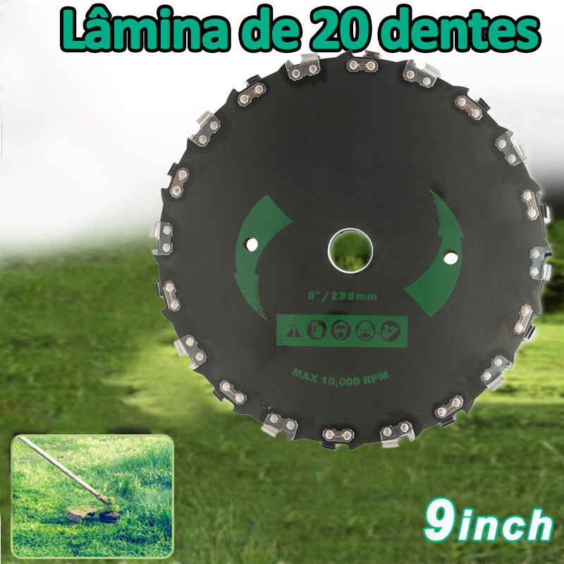 Disco de Aço para Roçadeira de 20 Dentes