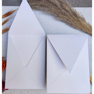 Envelope para Convite Vertical Modelo Bico Branco Liso - 16x22 em Oferta na Shopee