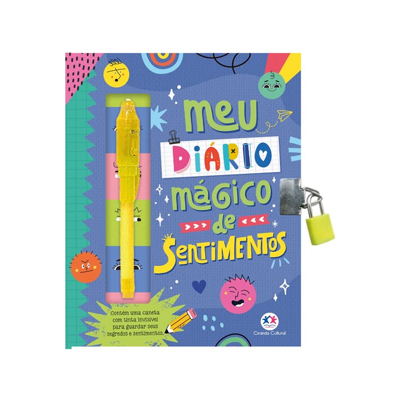 Meu diario magico de sentimentos em Oferta na Shopee