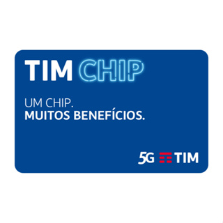 TIM Chip Pré Pago sem recarga em Oferta na Shopee
