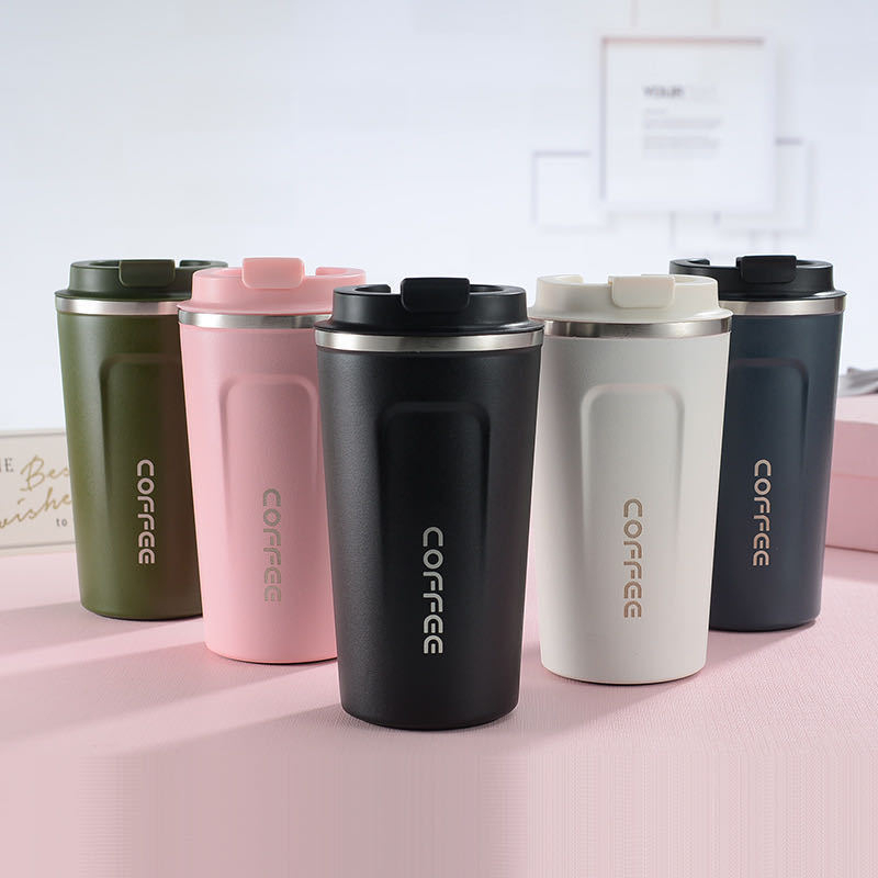 Caneca Copo Café Coffee Isolado Termico de Aço Inoxidável à Prova de Vazamento
