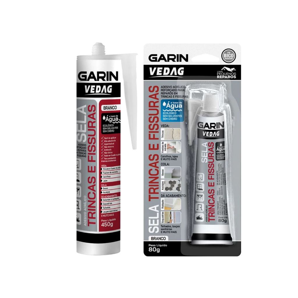 Sela Trincas e Fissuras Branco Vedag Garin