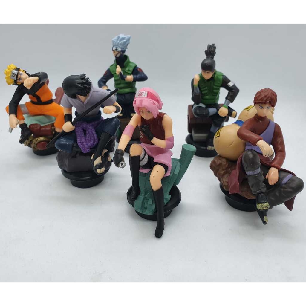 Personagens Naruto Micro Collection (boneco action figure coleção - Naruto, Sasuke, Hinata, )