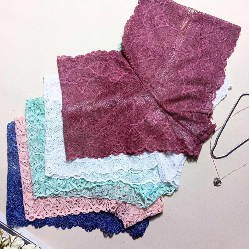 KIT 10 Calcinhas Caleçon de Renda Atacado Shortinho Sexy