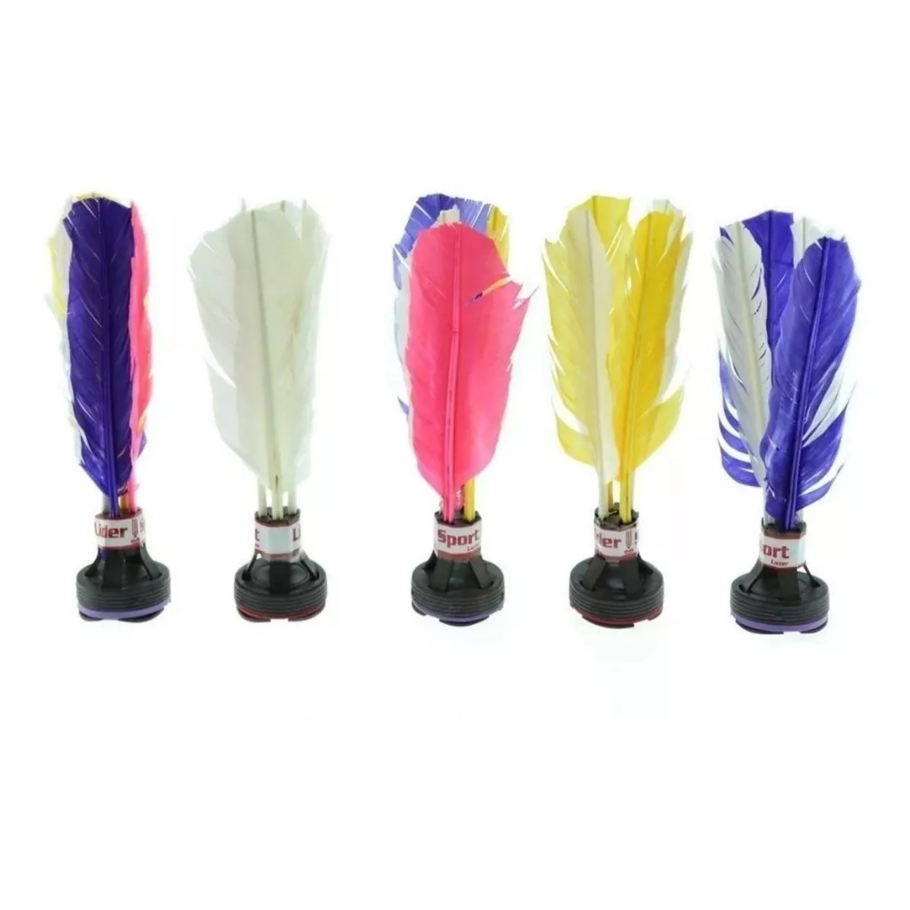 Kit Com 30 Petecas Grandes Coloridas