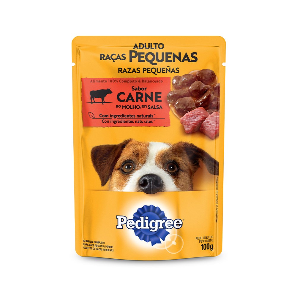 Ração Úmida Pedigree Sachê Para Cães - 85g e 100g