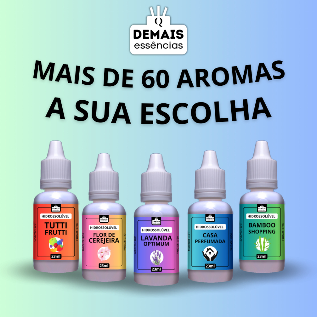 Essências Para Umidificador e Difusor Elétrico 23 ml 01 a 5 Unidades ( monte com os aromas que quiser)