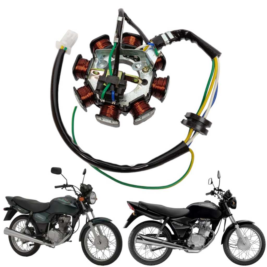 Estator Bobina Pulso Cg 125 Titan Ks Es Kse 2003 2004 Cg 125 Fan Ks 2005 a 2008