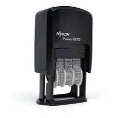Carimbo  auto entintado Nykon Datador 321 D - SEM PERSONALIZAÇÂO em Oferta na Shopee