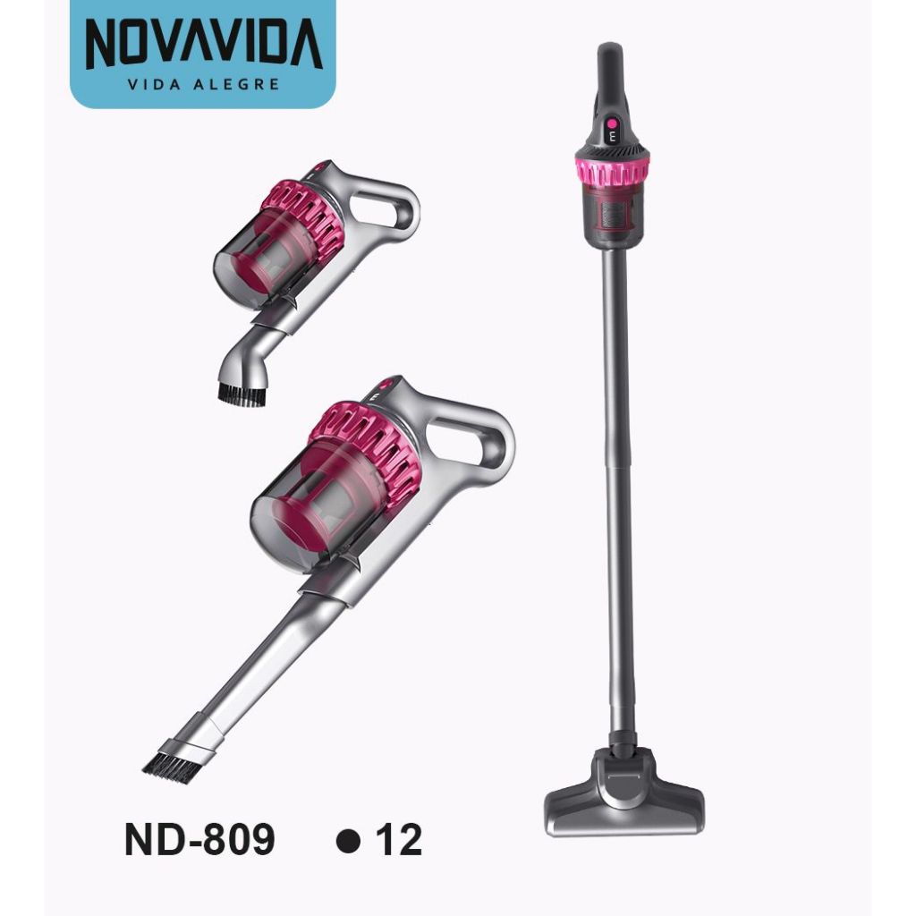 Aspirador De Pó Vertical Sem Fio Portátil Limpeza 3 em 1 Para Cama Carro Casa Sofa
