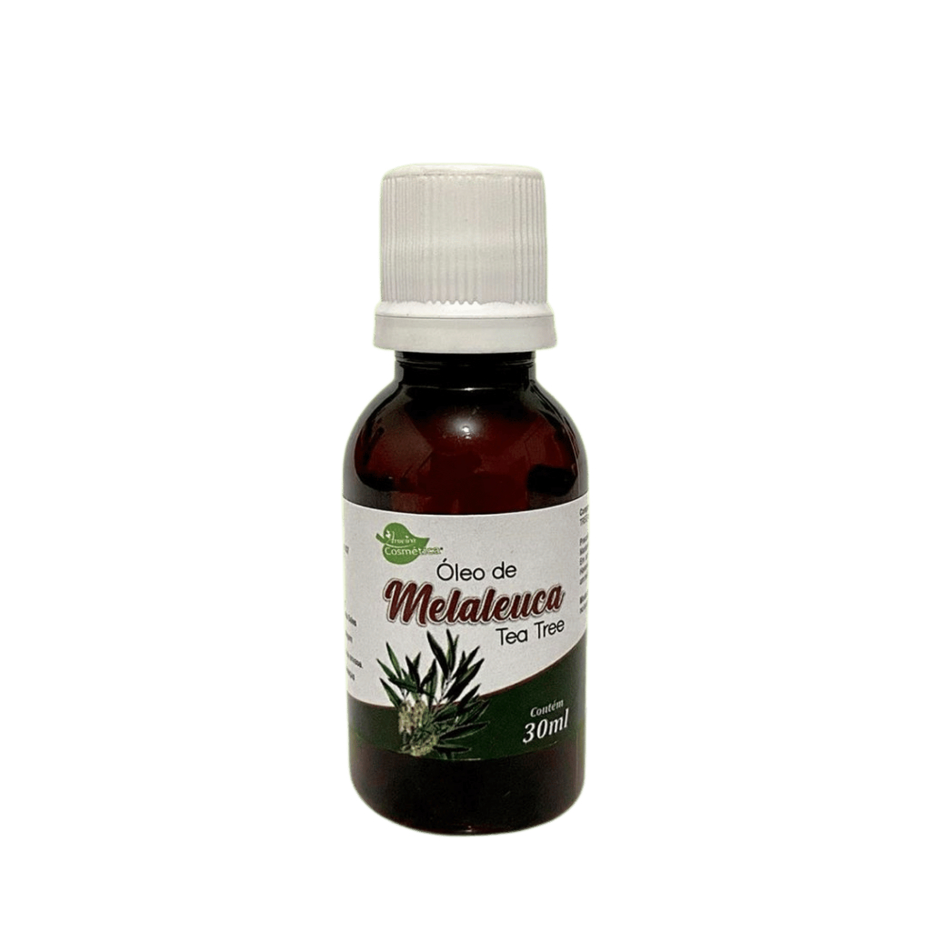 Óleo de Melaleuca Tea Tree 30mL Aroeira Cosmética 100% Natural, Vegano e Puro Vegetal