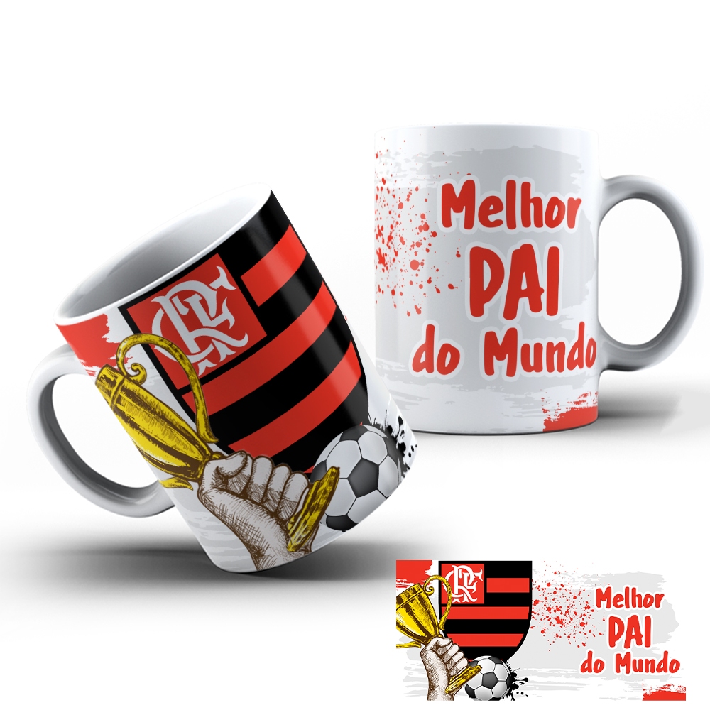 Caneca Personalizada Time Dia Dos Pais (Melhor Pai Do Mundo)