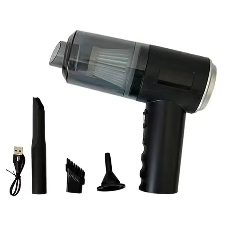 Mini Aspirador Portátil Soprador Sem Fio 3 Em 1 Sofá Carro