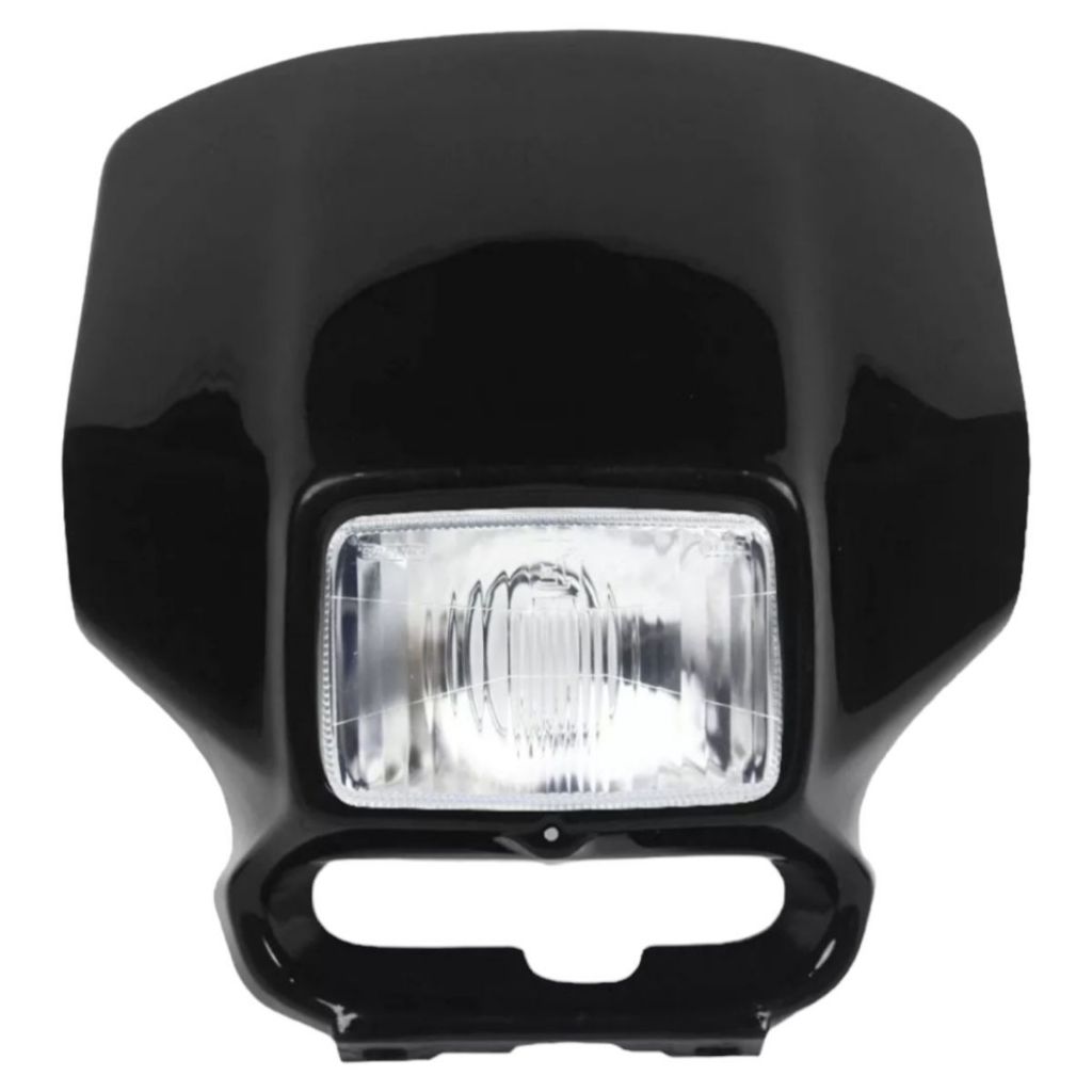 CARENAGEM FAROL + bloco ótico xlr 200 XR 200 preta
