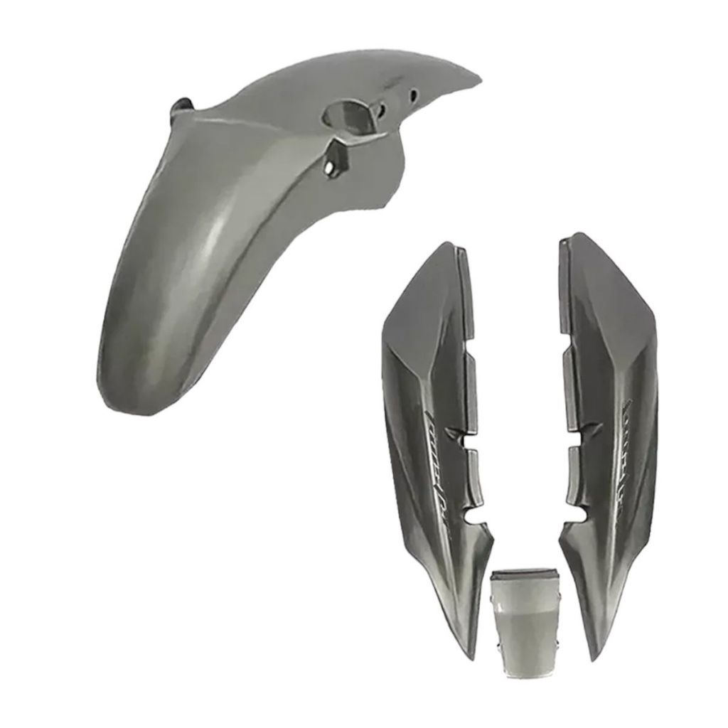 CARENAGEM TRASEIRA RABETA + PÁRA-LAMA CBX 250 Twister 08 cinza