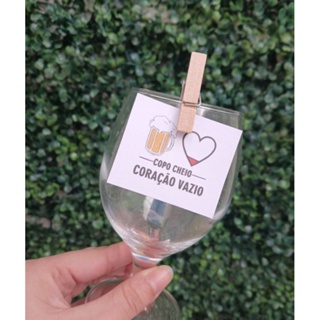 Mini tag para drink festas bar 50 unidades em Oferta na Shopee