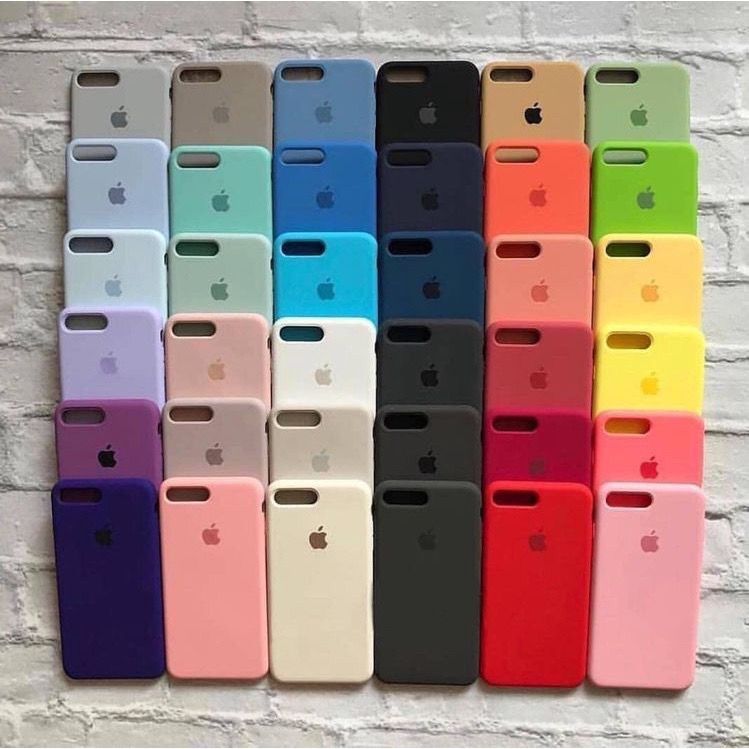 Capa Compatível com IPhone 7 PLUS e 8 PLUS Cores Diversas, Silicone Boa Qualidade em Oferta na Shopee