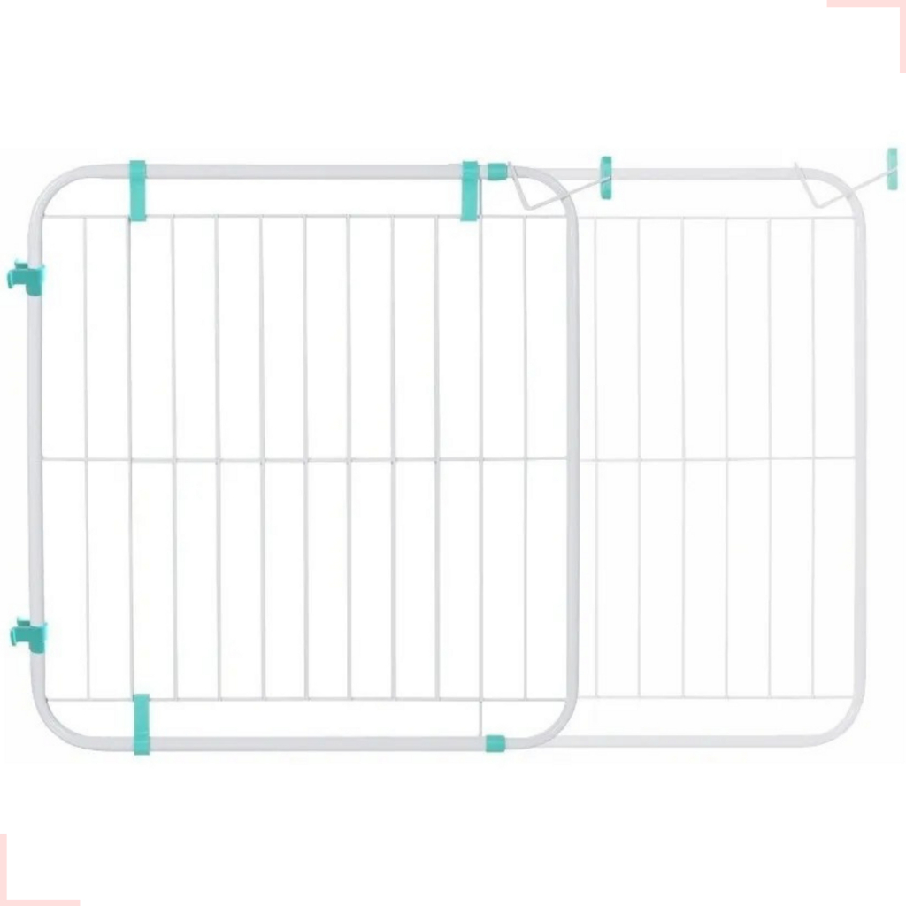 Portão Grade Expansivo Proteção Criança Cão Pet 70 A 115 Cm