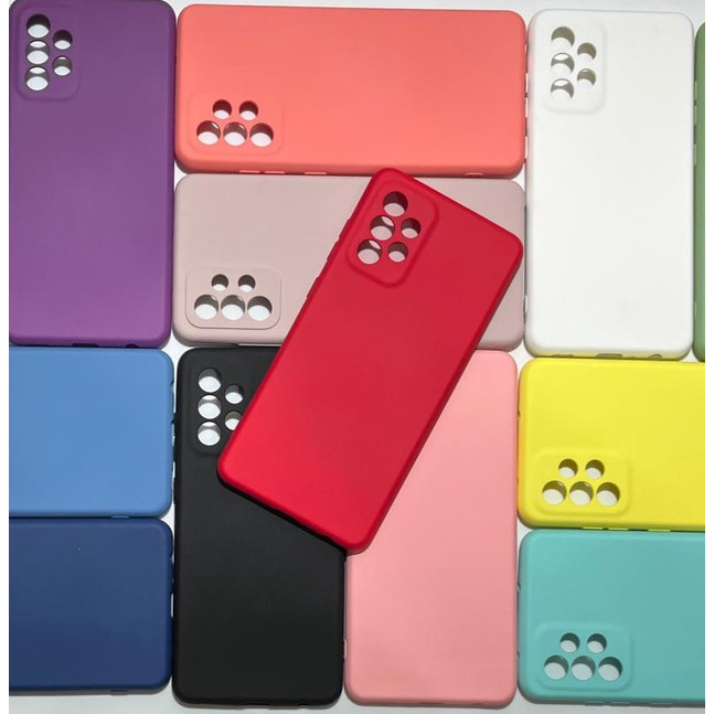 Capa Protetora Samsung Galaxy A72 Silicone com Proteção de Câmera Interior Aveludado TPU Premium
