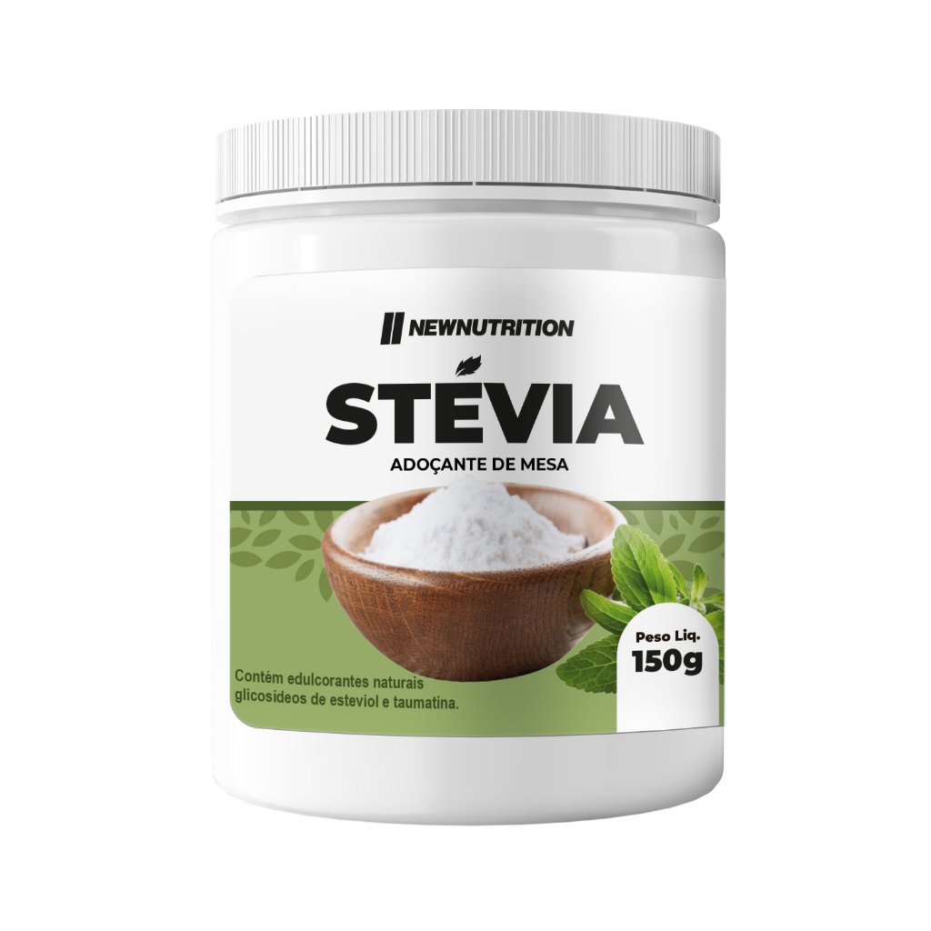 Adoçante Natural Stevia  150g NEWNUTRITION em Oferta na Shopee